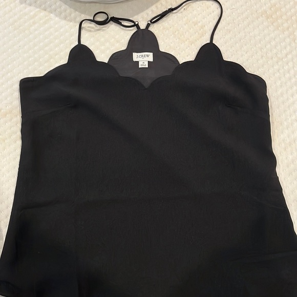 J. Crew Factory Tops - Scalloped cross back Cami top